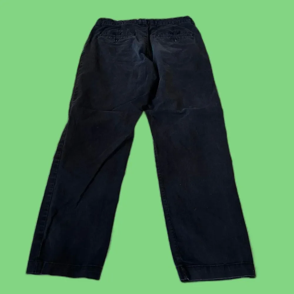 H&M Charcoal Regular Fit Stretch Black pants